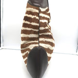Gucci Jackie O Bouvier Hobo Brown Zebra Print Pony Hair Large Shoulder Bag
