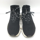 Balenciaga Speed Lace-Up Sock Sneakers Black Knit Size 38.5