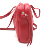 Wendy Nichol Soft Duffle Bag Red Leather Small Crossbody