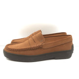 Tod's Driver Penny Loafers Brown Suede Size 8.5 NEW