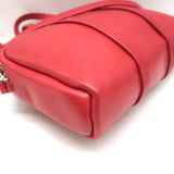 Wendy Nichol Soft Duffle Bag Red Leather Small Crossbody
