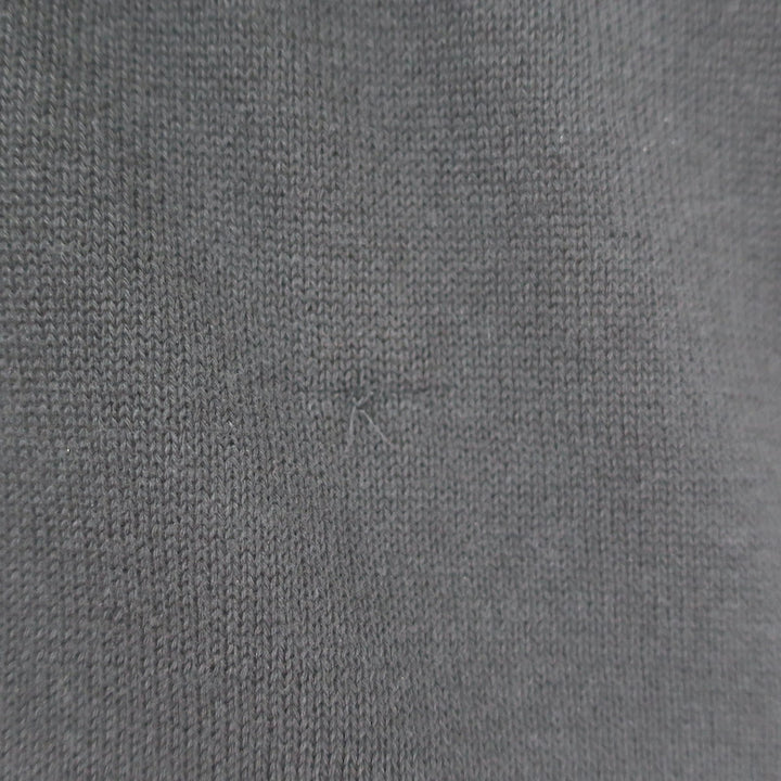 Fendi Monster Eyes Intarsia Knit Crewneck Sweater Black/Gray Size 48