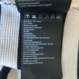 Ba&sh Elvis Off the Shoulder Striped Sweater Navy/Cream Cotton-Modal Size 0 NEW