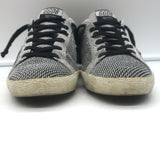 Golden Goose Superstar Lurex Knitted Sneakers Silver Size 38