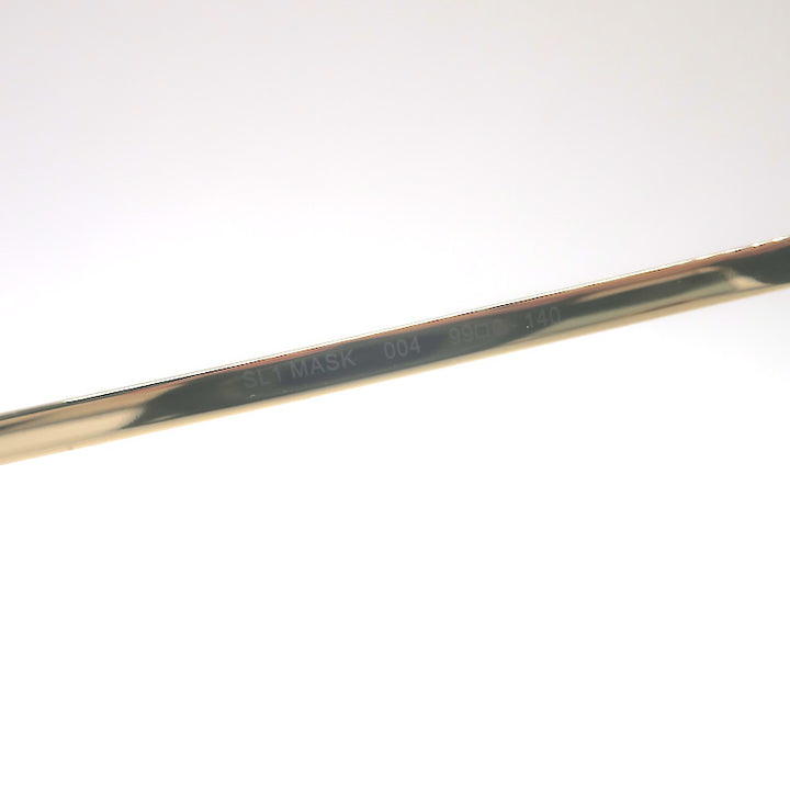 Saint Laurent SL1 Mask Sunglasses Gold 99mm
