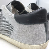 Golden Goose Superstar Lurex Knitted Sneakers Silver Size 38