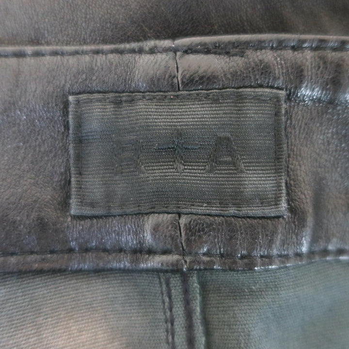 RtA Prince Leather Pants Mystic Black Size 24