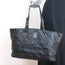 Chanel 2010 On The Road Tote Black Glazed Leather Large Shoulder Bag