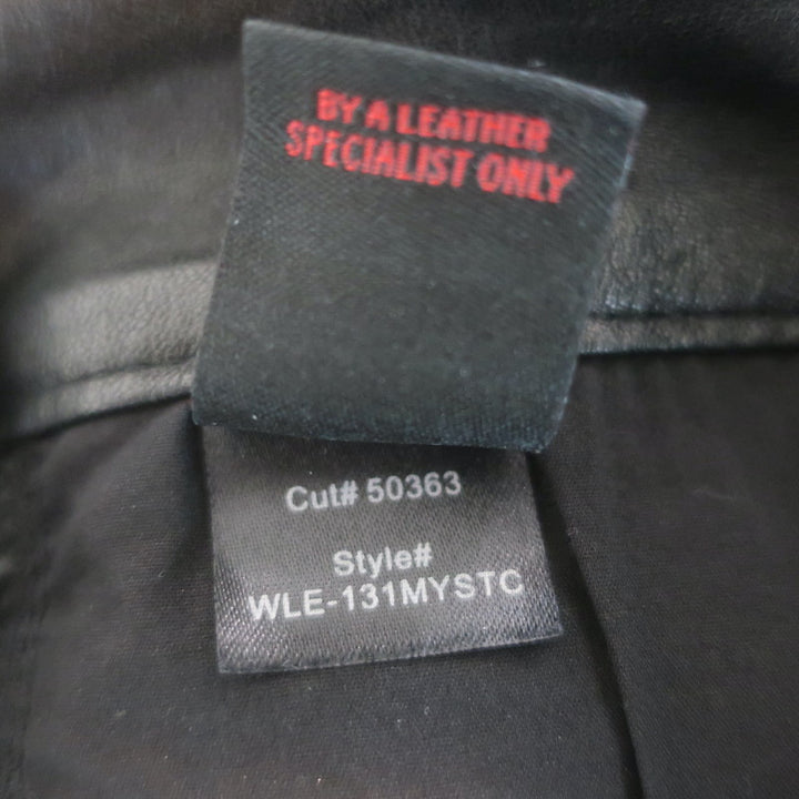 RtA Prince Leather Pants Mystic Black Size 24