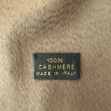 Loro Piana Fringed Cashmere Stole/Scarf Shawl Brown