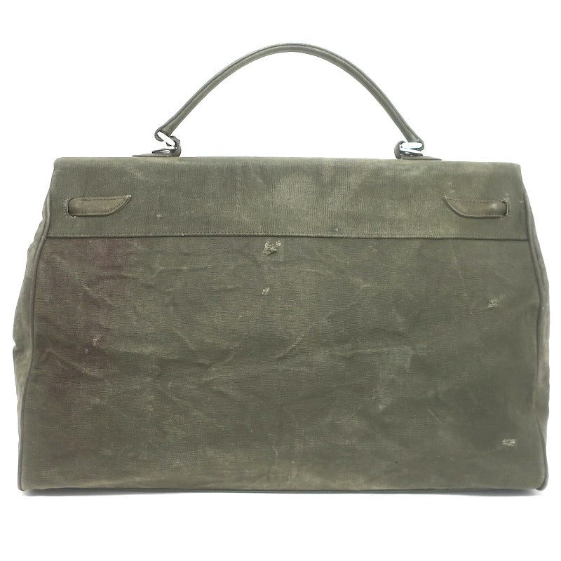 READYMADE Extra Large Doll Bag Army Green Recycled Canvas
