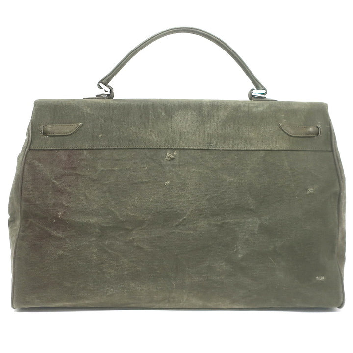 READYMADE Extra Large Doll Bag Army Green Recycled Canvas