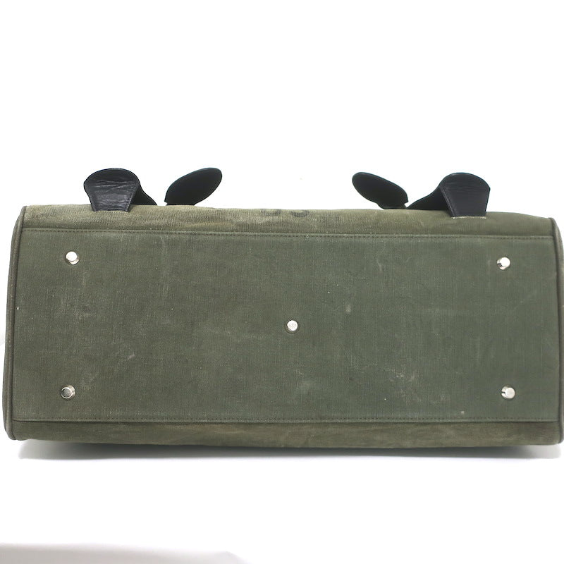 READYMADE Extra Large Doll Bag Army Green Recycled Canvas