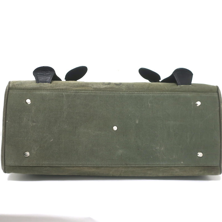 READYMADE Extra Large Doll Bag Army Green Recycled Canvas
