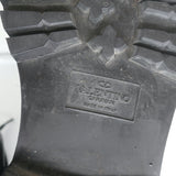 Valentino Camustars Combat Boots Black & Navy Star Print Leather Size 40