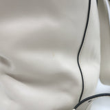 Vintage Prada Large Cinch Backpack Cream Leather