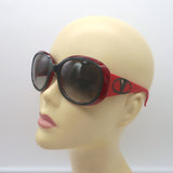 Valentino Logo-Side Oversize Sunglasses Red/Black 5570/S TKVVK