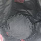 Saint Laurent Rider Bucket Bag Bordeaux Leather Medium Crossbody