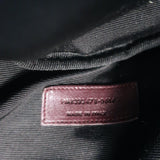 Saint Laurent Rider Bucket Bag Bordeaux Leather Medium Crossbody