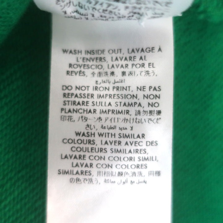 Casablanca Scarf Tie Hoodie Sweatshirt Green French Terry Size Medium