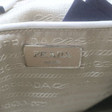 Vintage Prada Large Cinch Backpack Cream Leather