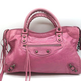 Balenciaga Classic City Bag Pink Leather