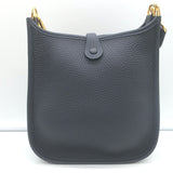 Hermes Mini Evelyne Crossbody Bag Caban Leather Gold Hardware NEW