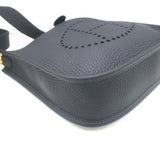 Hermes Mini Evelyne Crossbody Bag Caban Leather Gold Hardware NEW