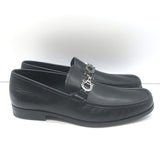 Salvatore Ferragamo Chris Reversible Bit Loafers Black Leather Size 8.5 EE