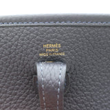 Hermes Mini Evelyne Crossbody Bag Caban Leather Gold Hardware NEW