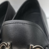 Salvatore Ferragamo Chris Reversible Bit Loafers Black Leather Size 8.5 EE