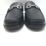 Salvatore Ferragamo Chris Reversible Bit Loafers Black Leather Size 8.5 EE