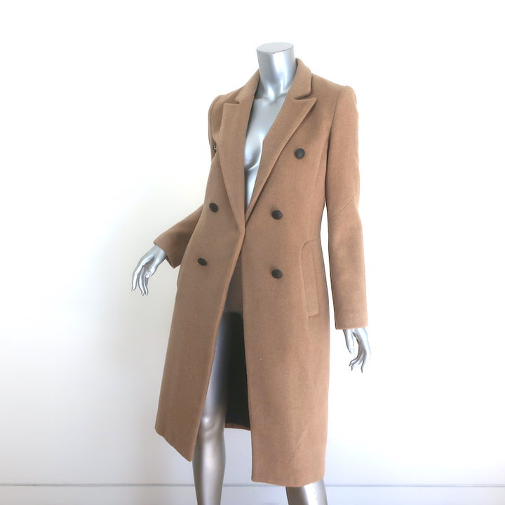 Rag &amp; Bone Faye Double Breasted Camel Hair Coat Size 4