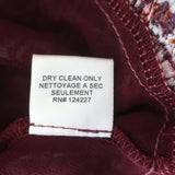 MISA Halter Midi Dress Callie Marseille Pink/Red Printed Rayon Size Extra Small