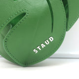 STAUD Palm Bag Green Leather Mini Tote NEW