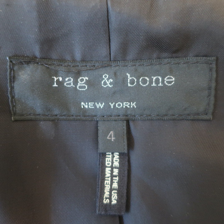 Rag &amp; Bone Faye Double Breasted Camel Hair Coat Size 4
