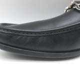 Salvatore Ferragamo Chris Reversible Bit Loafers Black Leather Size 8.5 EE