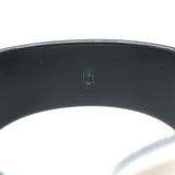 Chanel 02P CC Resin Cuff Bracelet White & Black