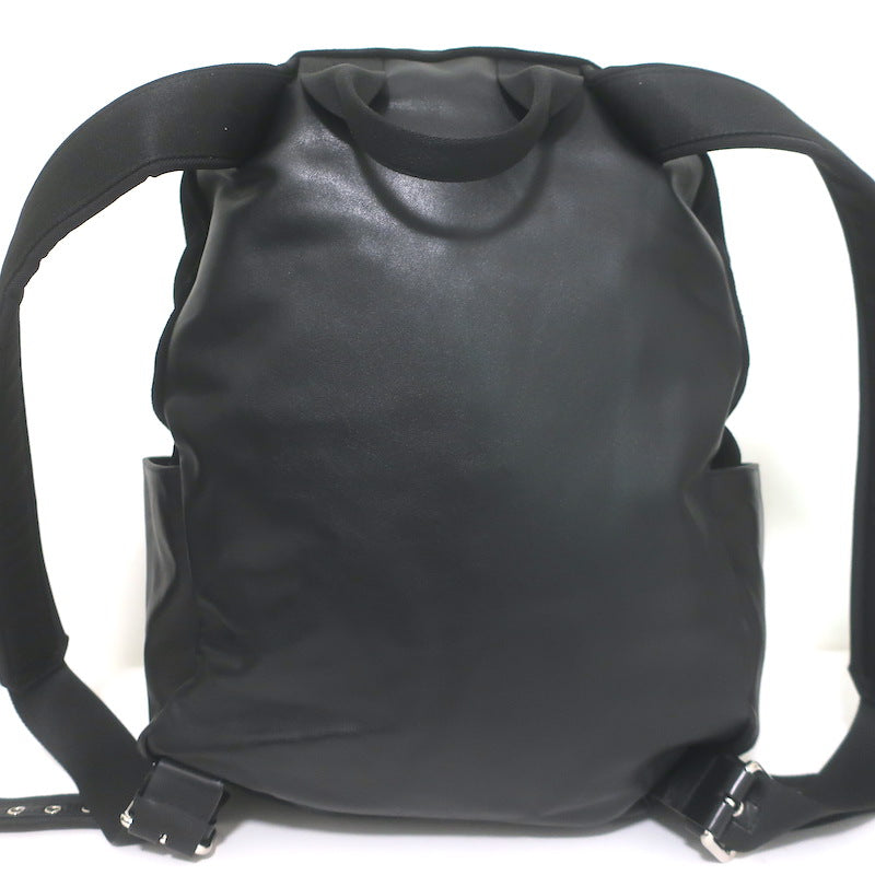 Giuseppe Zanotti Crystal-Trimmed Large Backpack Black Suede &amp; Leather