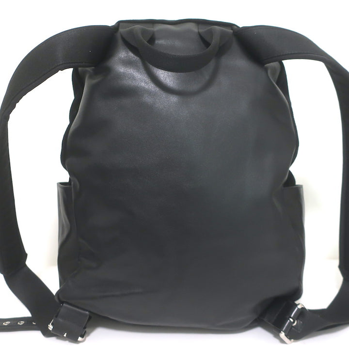 Giuseppe Zanotti Crystal-Trimmed Large Backpack Black Suede &amp; Leather