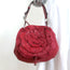 Yves Saint Laurent Nadja Rose Hobo Red Leather Small Shoulder Bag