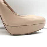 Miu Miu Platform Pumps Nude Leather Size 37