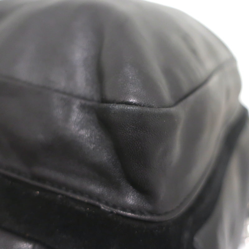 Giuseppe Zanotti Crystal-Trimmed Large Backpack Black Suede &amp; Leather