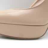 Miu Miu Platform Pumps Nude Leather Size 37