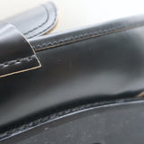 Gucci Harald Platform Lug Sole Horsebit Loafers Black Leather Size 37