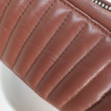 IRO Luciaspe Double-Zip Leather Biker Jacket Cognac Brown Size 38