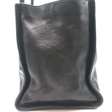 Prada Glace Twin Pocket Tote Black Leather Medium Crossbody Bag