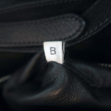 Prada Glace Twin Pocket Tote Black Leather Medium Crossbody Bag