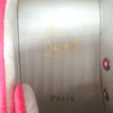 Christian Louboutin Vieira 2 Spiked Suede Sneakers Hot Pink Size 37