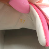 Christian Louboutin Vieira 2 Spiked Suede Sneakers Hot Pink Size 37